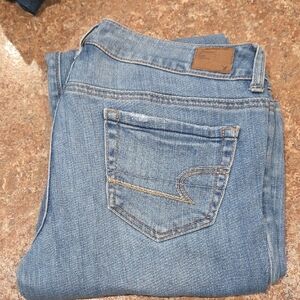 American Eagle Outfitters Light Blue Boyfriend Jeans